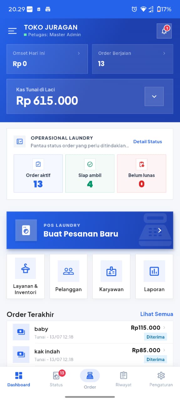 Preview Juragan Laundry