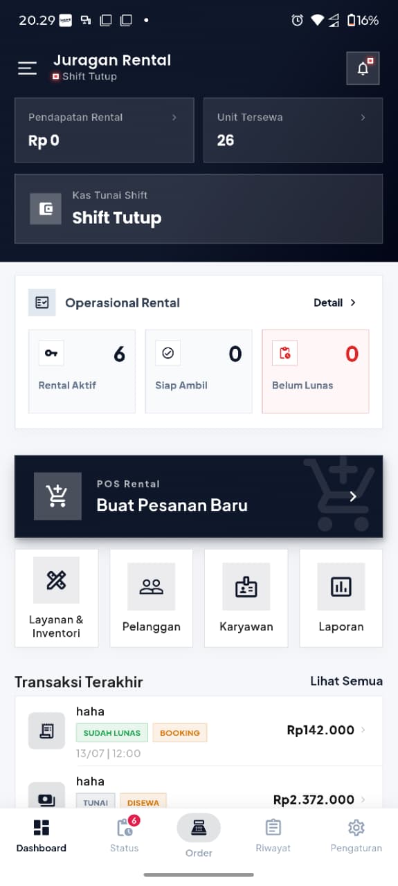 Preview Juragan Rental