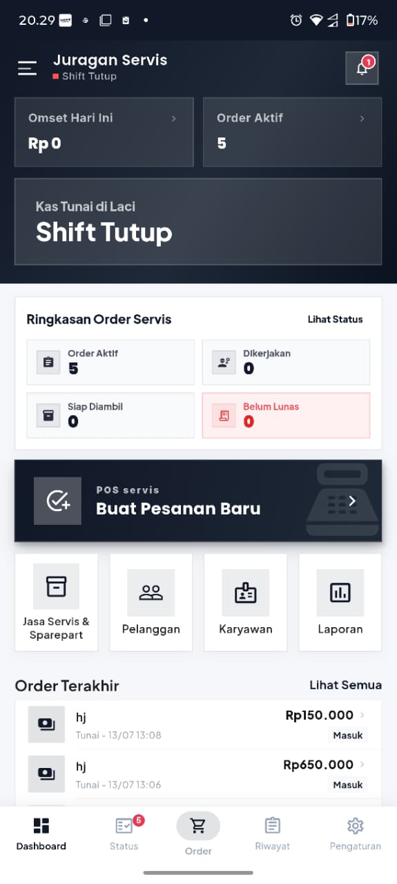 Preview Juragan Servis